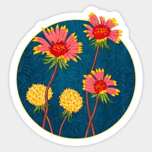 SHOWY GROWY Blanket Flower Sticker